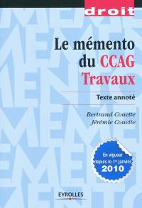 Le mémento du CCAG travaux : texte annoté