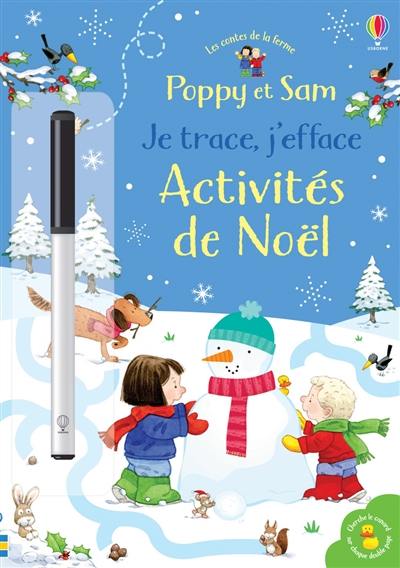 Je trace, j'efface : activités de Noël