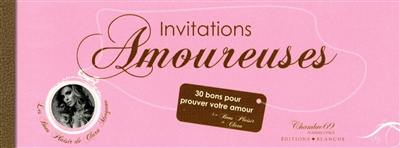 Invitations amoureuses : chéquier de l'amour