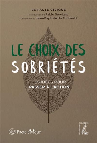 Le choix des sobriétés : des pistes pour passer à l'action