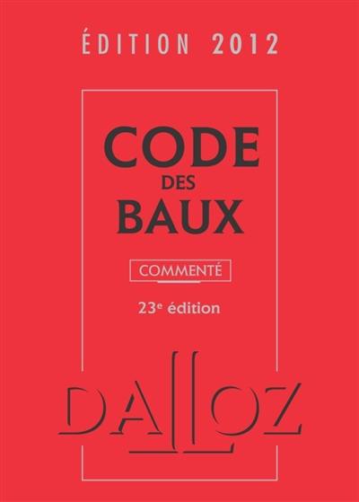 Code des baux 2012