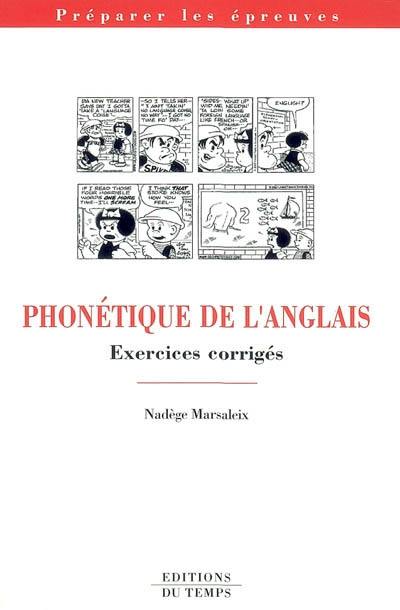 Phonétique de l'anglais : exercices corrigés