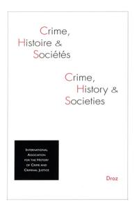 Crime, histoire et sociétés, n° 2 (2021)