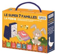 Le super 7 familles : la ferme : réunis le plus grand nombre de familles pour remporter la partie !