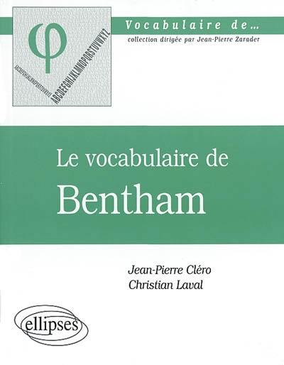 Le vocabulaire de Bentham