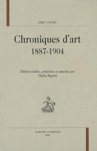 Chroniques d'art : 1887-1904