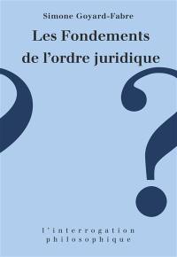 Les Fondements de l'ordre juridique