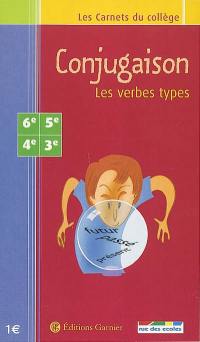 Conjugaison : les verbes types