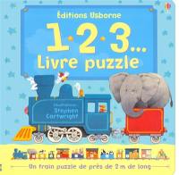 1, 2, 3... livre puzzle : un train puzzle de près de 2 m de long