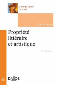 Propriété littéraire et artistique