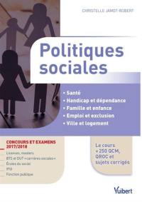 Politiques sociales : concours et examens 2017-2018