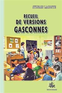 Recueil de versions gasconnes : livre du maître