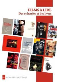 Films à lire : des scénarios et des livres