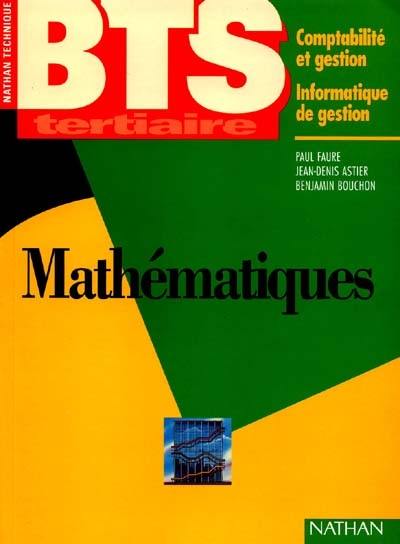 Mathématiques, BTS tertiaire : livre de l'élève