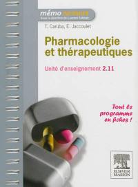 Pharmacologie et thérapeutiques : UE 2.11