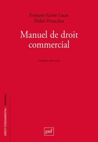 Manuel de droit commercial