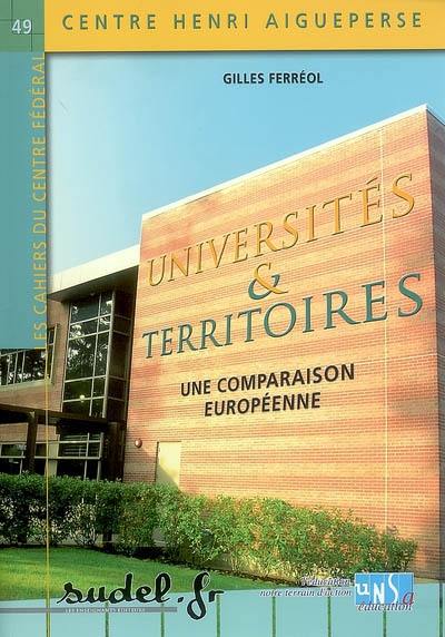 Universités & territoires : une comparaison européenne