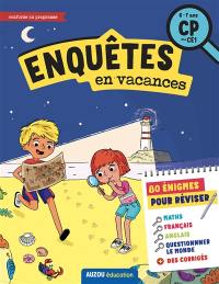 Enquêtes en vacances : 80 énigmes pour réviser : 6-7 ans, CP au CE1, conforme au programme