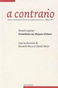 A contrario, n° 3-2. Frontières au Moyen-Orient