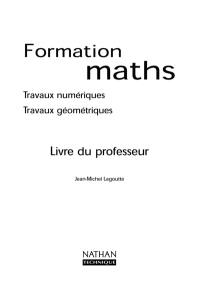 Formation Maths SEGPA : travaux numériques et géométriques