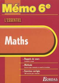 Maths : rappels de cours, méthode, exercices corrigés