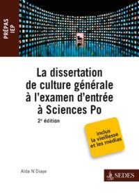 La dissertation de culture générale à l'examen d'entrée à Sciences-Po