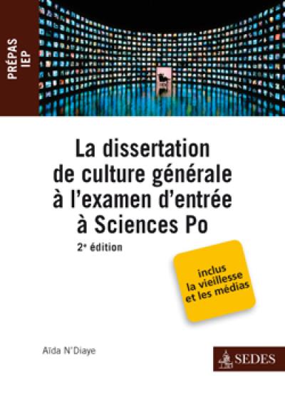 La dissertation de culture générale à l'examen d'entrée à Sciences-Po