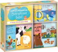 Mon coffret naissance : Bienvenue bébé ! : 3 livres d'éveil pour bébé