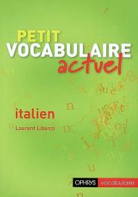 Petit vocabulaire actuel, italien