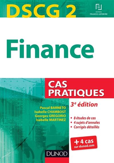 Finance, DSCG 2 : cas pratiques