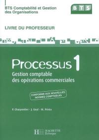 BTS comptabilité et gestion des organisations : processus 1, gestion comptable des opérations commerciales : livre du professeur