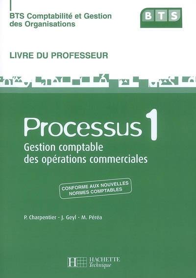 BTS comptabilité et gestion des organisations : processus 1, gestion comptable des opérations commerciales : livre du professeur