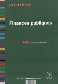 Finances publiques