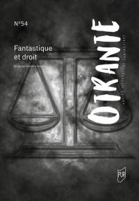 Otrante, n° 54. Fantastique et droit