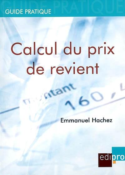 Calcul du prix de revient