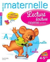 Lecture écriture maternelle moyenne section, 4-5 ans