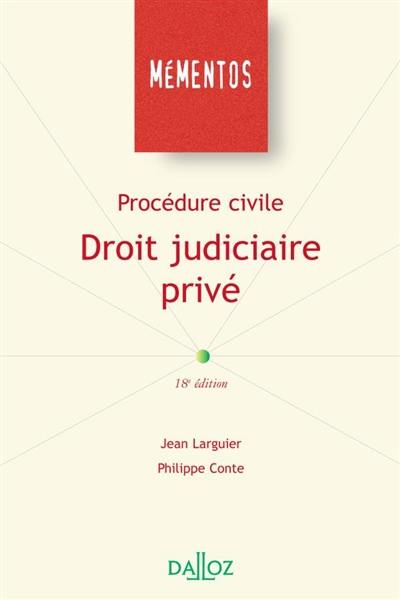 Procédure civile : droit judiciaire privé