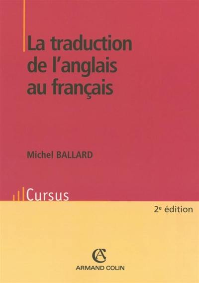 La traduction de l'anglais au français