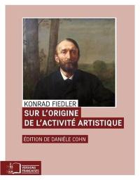 Sur l'origine de l'activité artistique