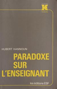 Le Paradoxe sur l'enseignant