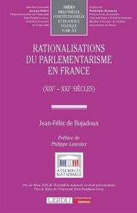 Rationalisation du parlementarisme en France (XIXe-XXIe siècles)