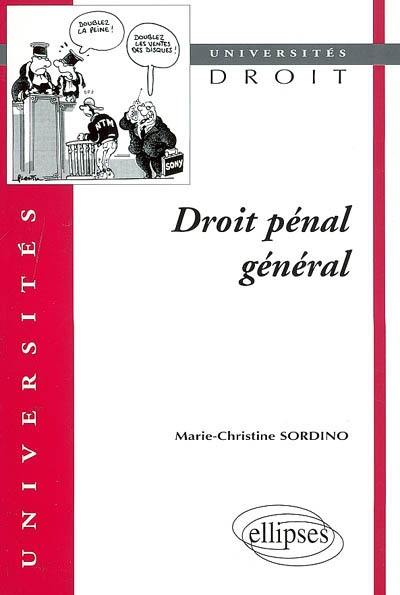 Droit pénal général