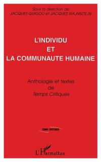 L'individu et la communauté humaine : anthologie et textes