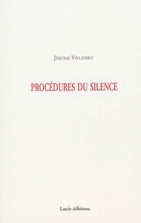 Procédures du silence