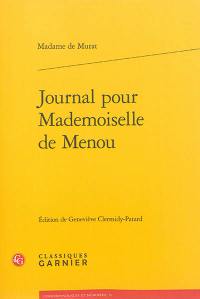 Journal pour mademoiselle de Menou