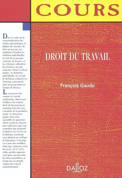 Droit du travail