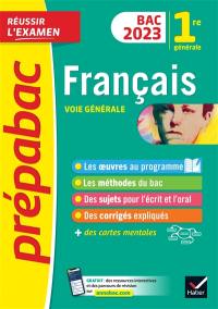 Français voie générale, 1re générale : bac 2023