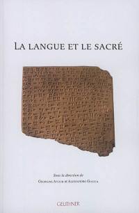 La langue et le sacré