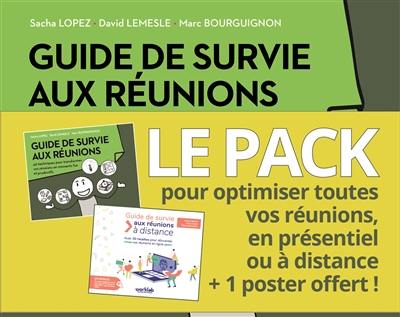 Le pack Guide de survie aux réunions et Guide de survie aux réunions à distance