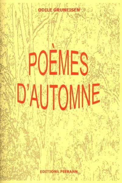 Poèmes d'automne